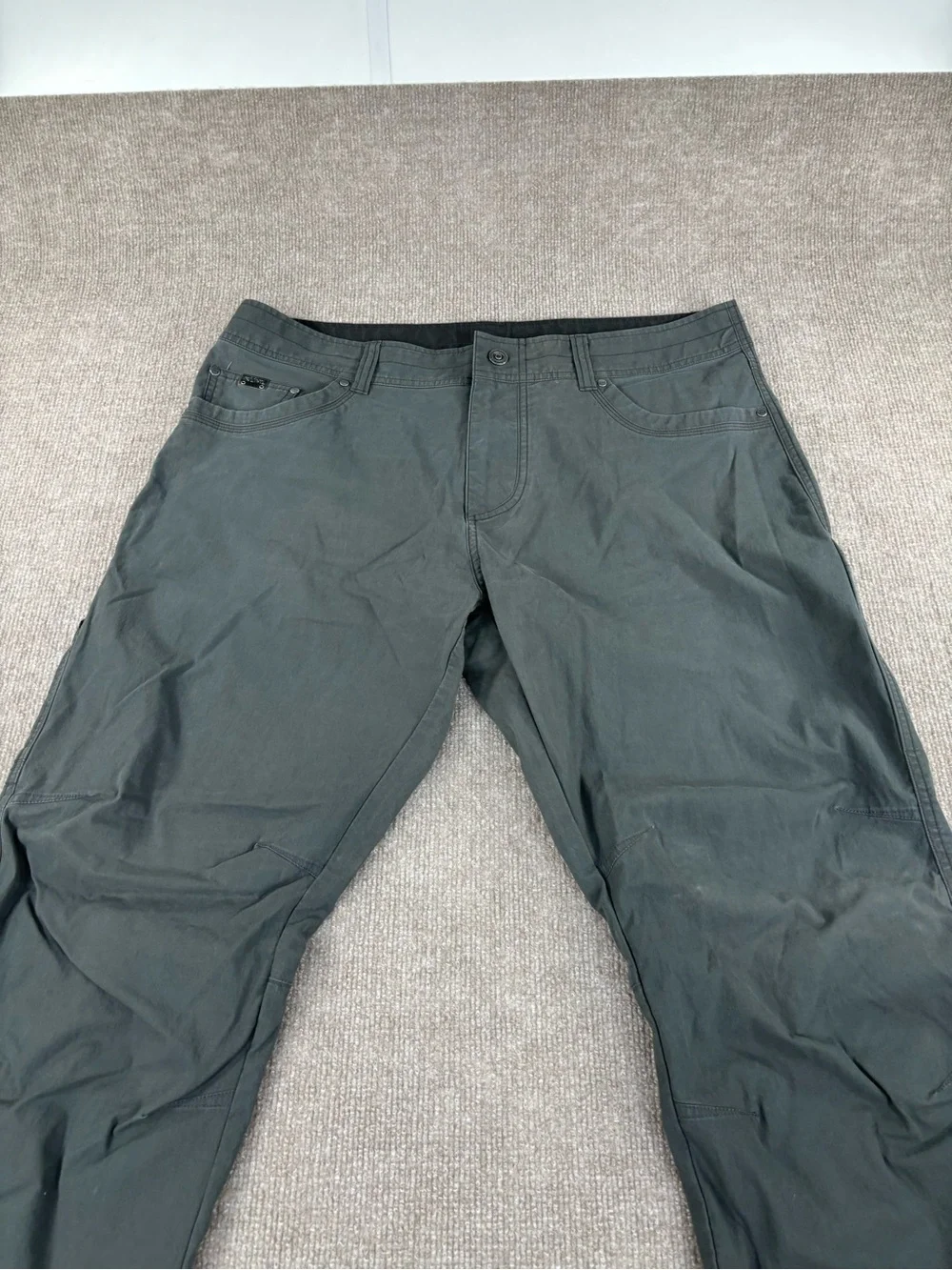 Kuhl Revolvr Pants Mens 38x30 Gray Performance Stretch Hiking Outdoor Patina